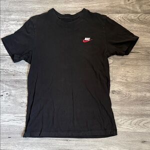 Nike Tee with Red Swoosh